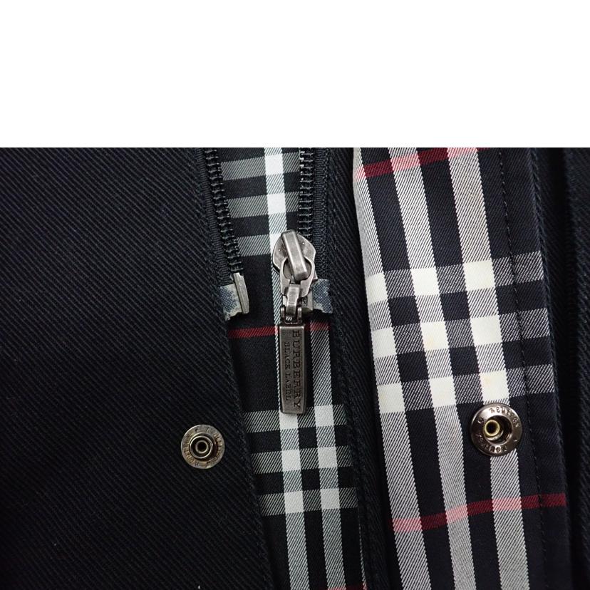 BURBERRT　BLACK　LABEL バーバリーブラックレーベル/★BURBERRY　フルジップ付きハーフコート/BMP82-715-09//L/Bランク/62