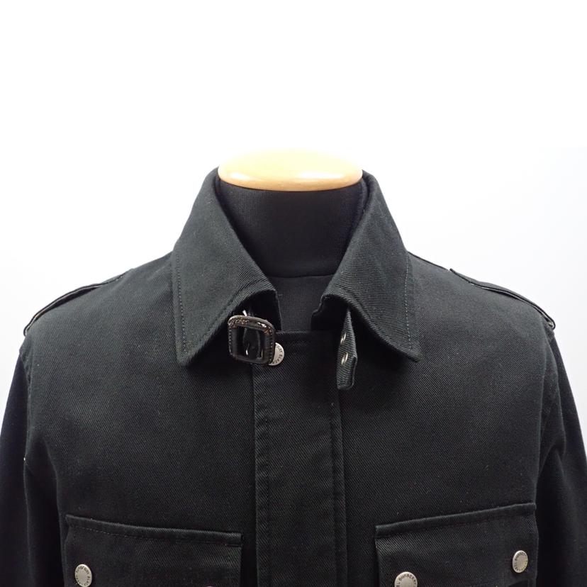 BURBERRT　BLACK　LABEL バーバリーブラックレーベル/★BURBERRY　フルジップ付きハーフコート/BMP82-715-09//L/Bランク/62