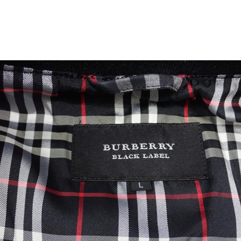 BURBERRT　BLACK　LABEL バーバリーブラックレーベル/★BURBERRY　フルジップ付きハーフコート/BMP82-715-09//L/Bランク/62