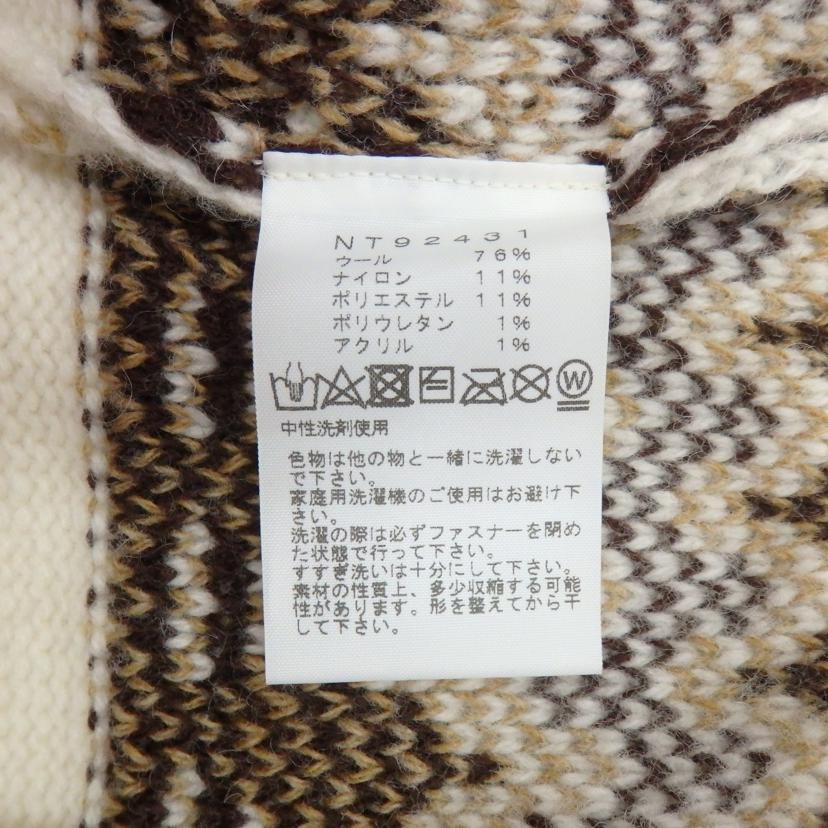 THE　NORTHFACE ザ・ノースフェイス/ハーフドーム　ノルディック　ドライバーズニット/NT92431//Sランク/77