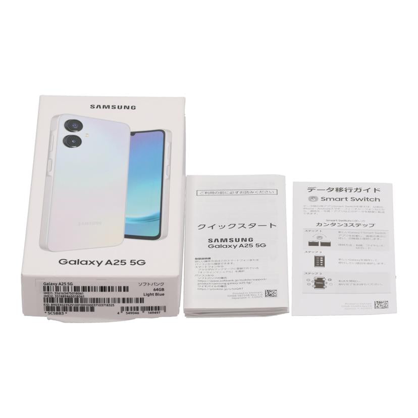 SAMSUNG　SoftBank系 サムスン　/スマートフォン／Galaxy　A25　5G　64GB/SM-A253Z//RFCY21NJNTD/Aランク/81