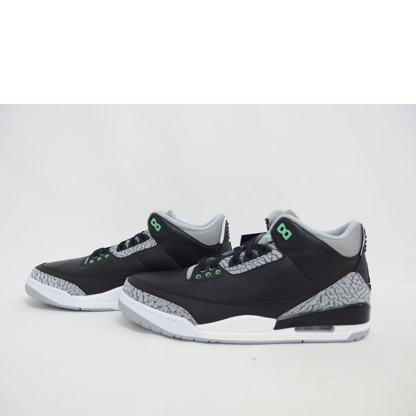 NIKE ナイキ/　AIR　JORDAN　3　RETRO　Green　Glow/CT8532-031//Aランク/04