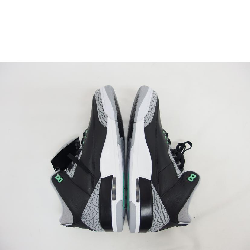 NIKE ナイキ/　AIR　JORDAN　3　RETRO　Green　Glow/CT8532-031//Aランク/04