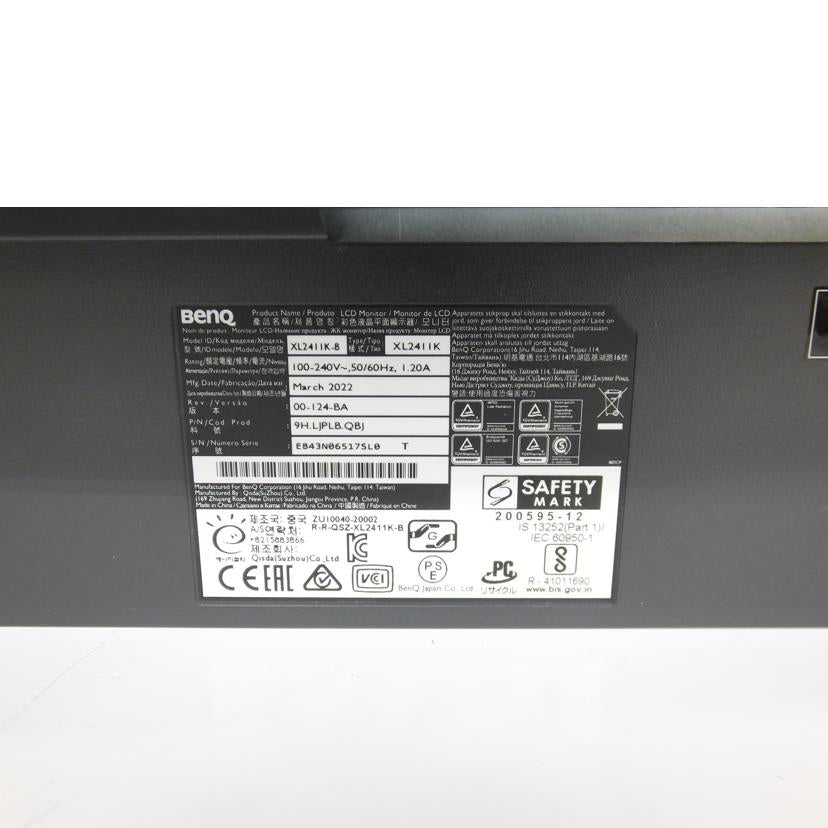 BenQ ベンキュー/24インチゲーミングモニター／XL2411K/XL2411K//EB43N06517SL0/ABランク/88