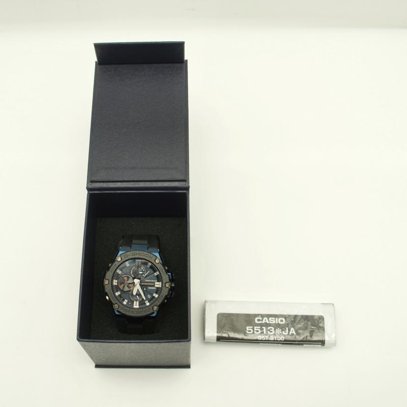 CASIO カシオ/G－SHOCK／G－STEEL／タフソーラー×スマホリンク/GST-B100XB-2AJF//003*****/SAランク/19