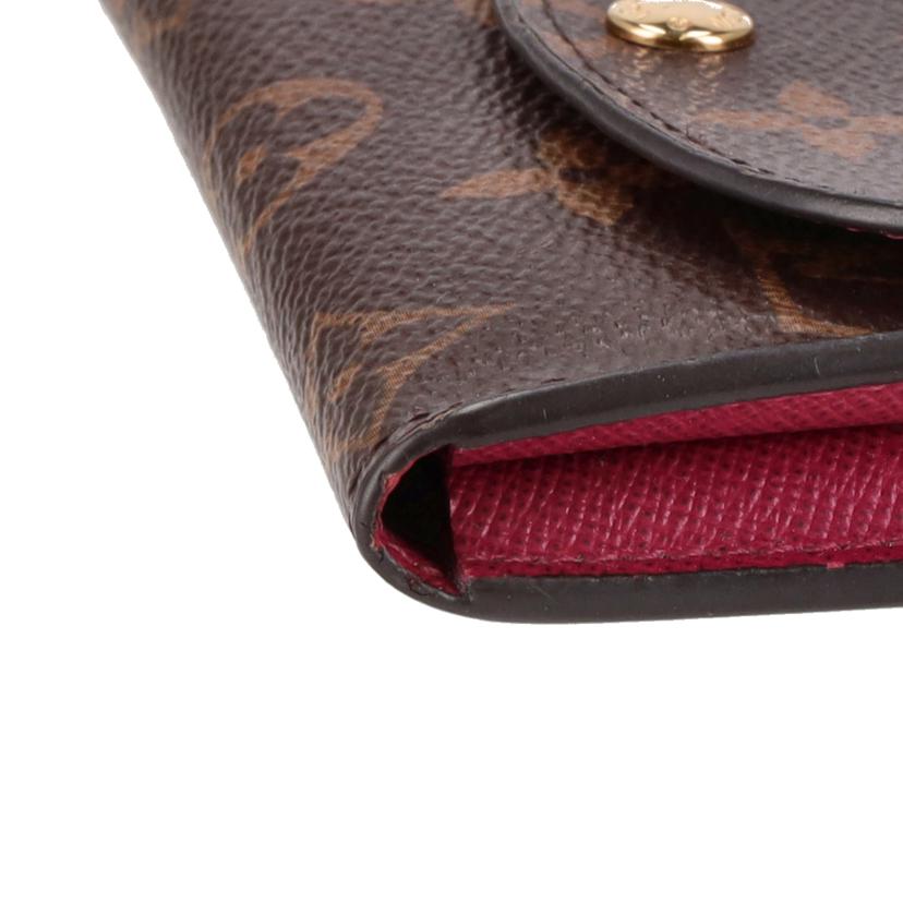 LOUIS　VUITTON ルイヴィトン/ポルトモネ・ロザリ／モノグラム／フューシャピンク/M41939//RFI*/ABランク/91