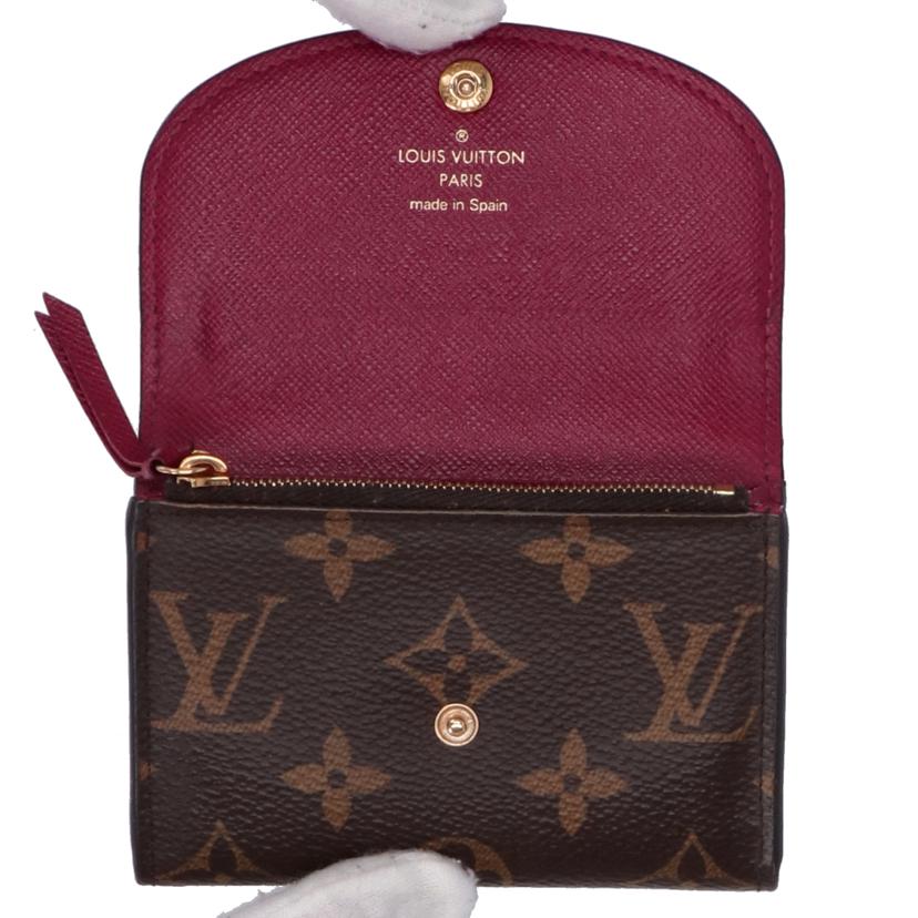 LOUIS　VUITTON ルイヴィトン/ポルトモネ・ロザリ／モノグラム／フューシャピンク/M41939//RFI*/ABランク/91