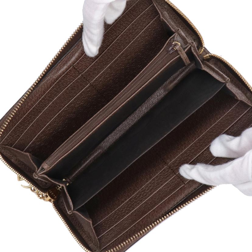 GUCCI グッチ/GGスプリームラウンドファスナー/523154//114*/ABランク/91