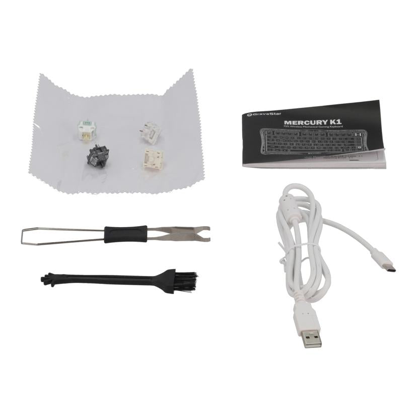 GravaStar グラバスター/ワイヤレスキーボード/Mercury K1 Blu//GSK19895800937/ABランク/22