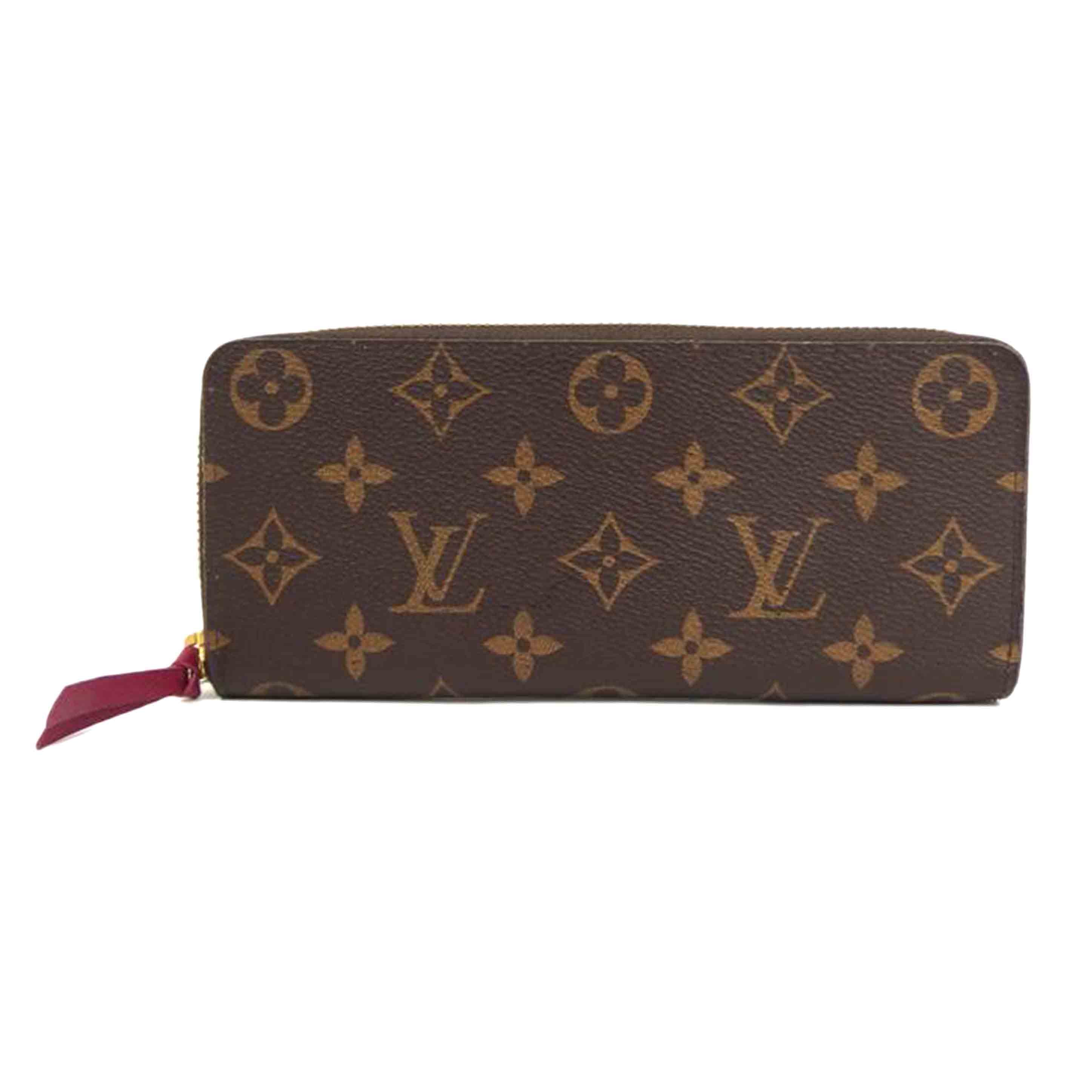 LV ルイヴィトン/ポルトフォイユ　クレマンス／フューシャ/M60742//CA4***/ABランク/82