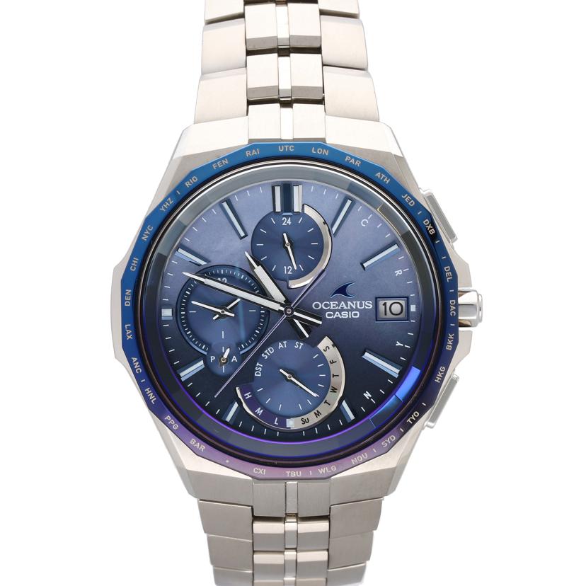 CASIO カシオ/オシアナスマンタJAPANBLUE阿波藍/OCW-S5000AP-2AJF//A63***/ABランク/94