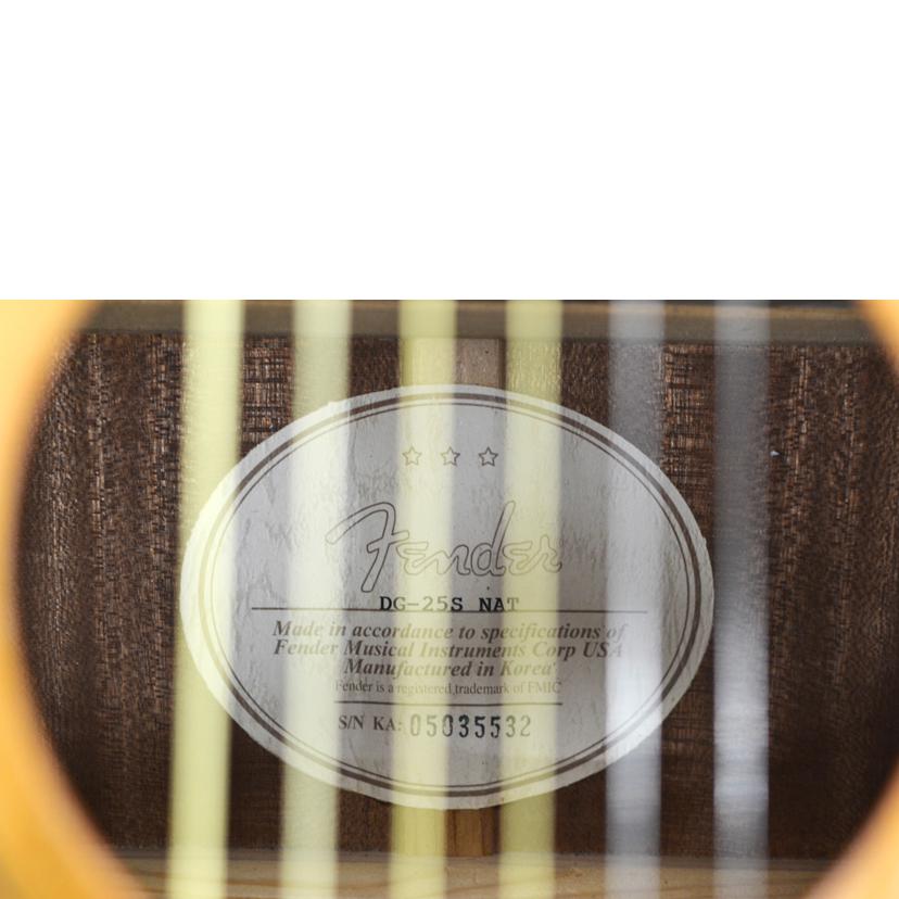 fender　 フェンダー /アコースティックギター/DG-25S//ABランク/75