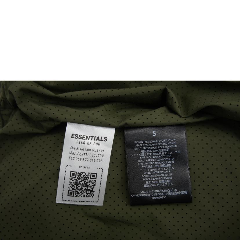 ESSENTIALS エッセンシャルズ/　Textured　Nylon　Hooded　Coaches　JACKET//ABランク/67