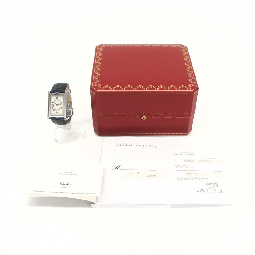 Cartier カルティエ/タンクバスキュラント/クオーツ/W1016055//252*********/ABランク/91