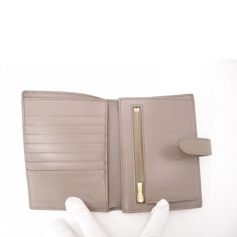 CELINE セリーヌ/ミディアムストラップ二つ折り財布／グレー//F.P******/ABランク/69