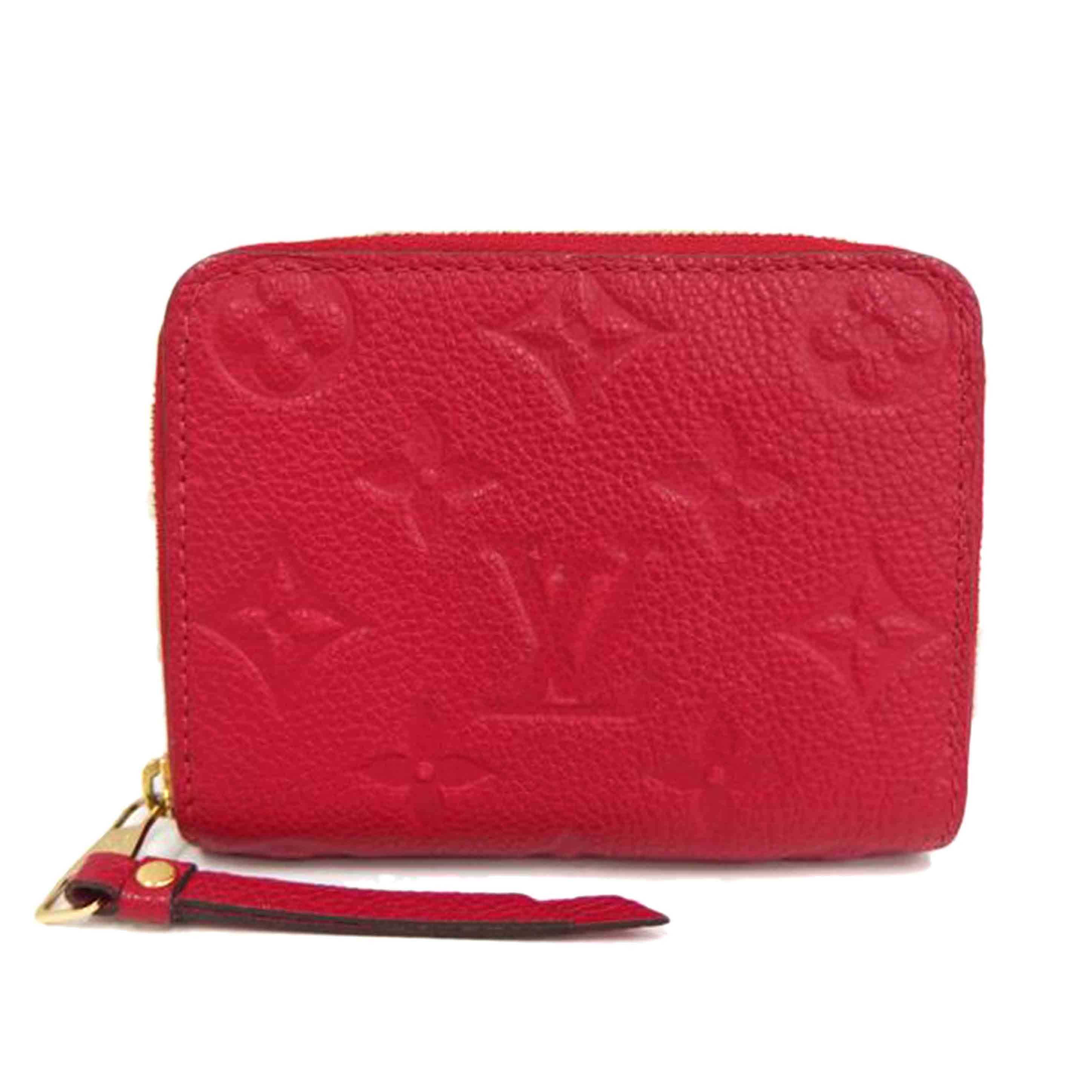 LV ﾙｲｳﾞｨﾄﾝ/モノグラム・アンプラント　レザー　ジッピーコインパース/M63696//TN4***/ABランク/82