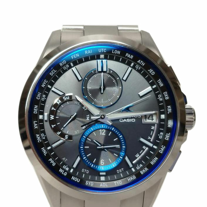 CASIO カシオ/OCEANUS　電波ソーラー　チタン/OCW-T2600-1AJF//001*****/Bランク/52