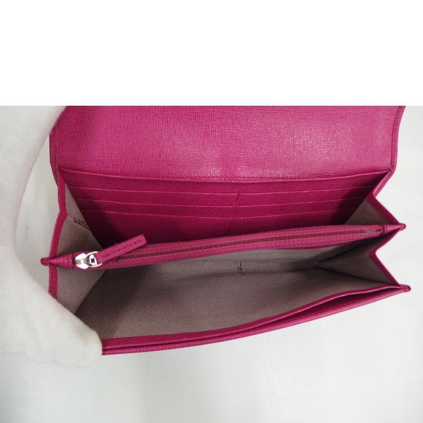 FENDI　 ﾌｪﾝﾃﾞｨ/ズッカ／長財布／ピンク/8M0298//ABランク/82