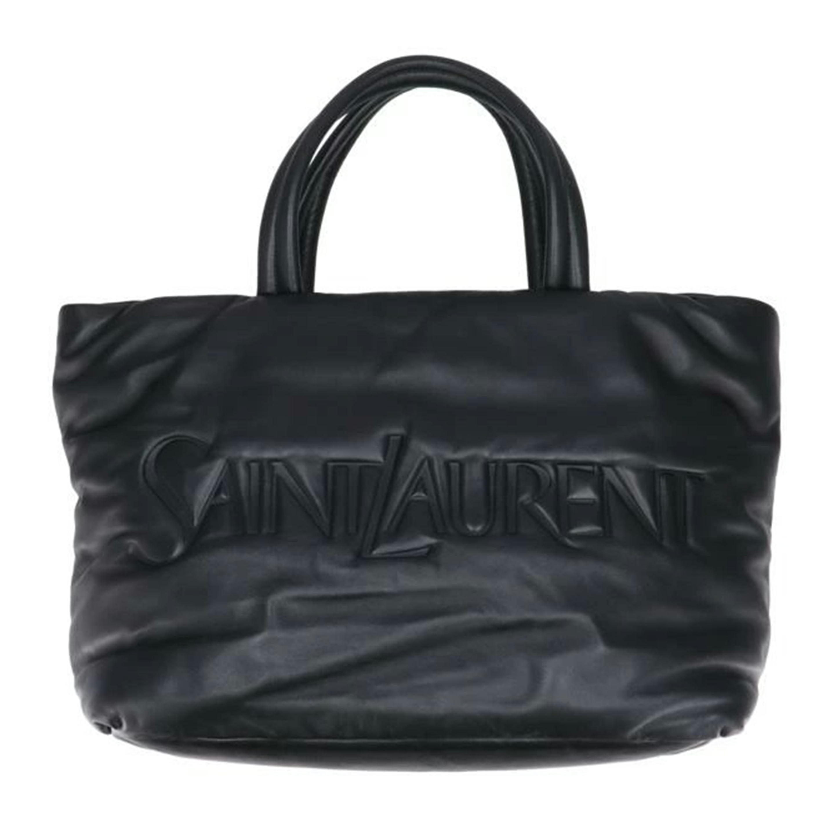 SAINT LAURENT サンローラン/デボスロゴ/パテッドレザートート/756269//Aランク/91