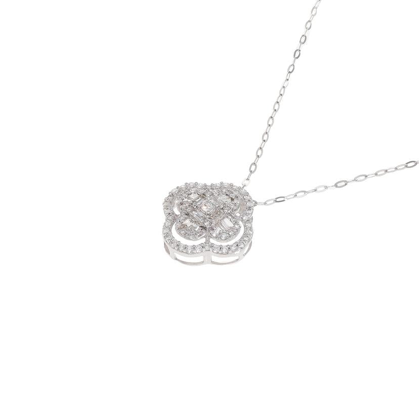 K18WGダイヤネックレス0．40ct//Aランク/65