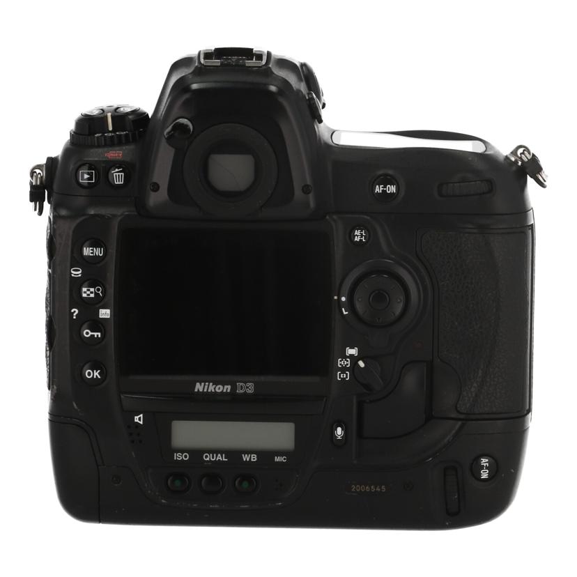 Nikon ニコン/デジタル一眼　ボディ/D3 ﾎﾞﾃﾞｨ//2006545/BCランク/62