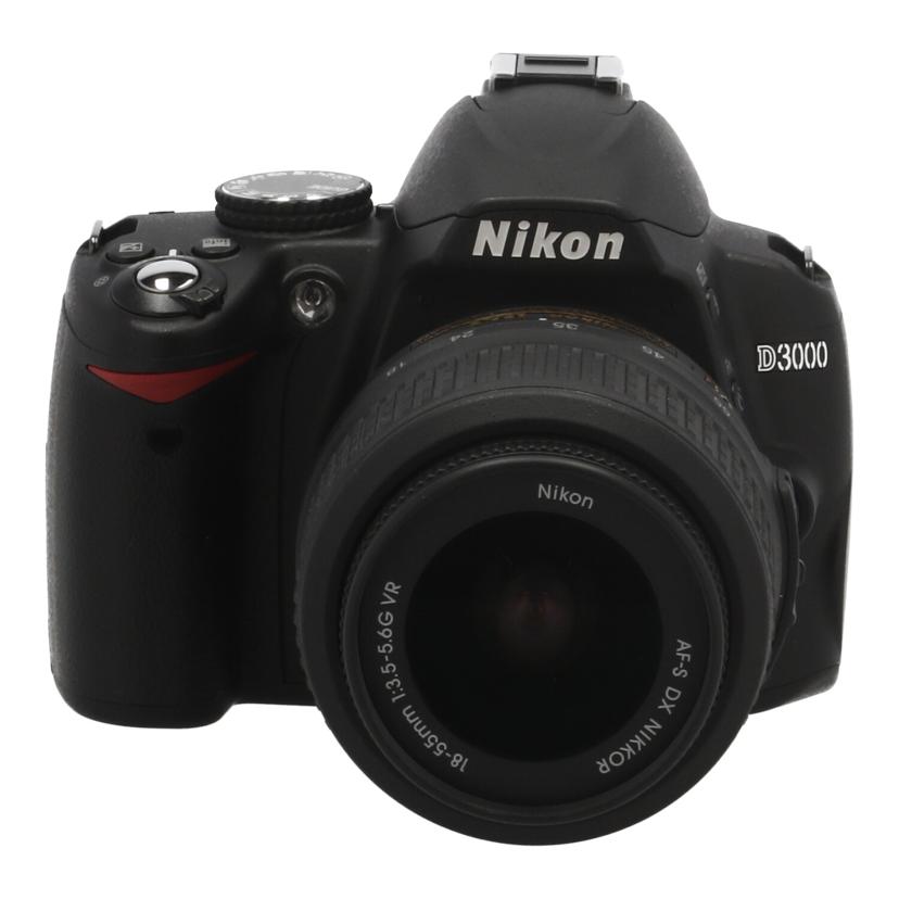Nikon ニコン　/デジタル一眼　ダブルズームキット/D3000  ﾀﾞﾌﾞﾙｽﾞｰﾑｷｯﾄ//2049898/Bランク/05