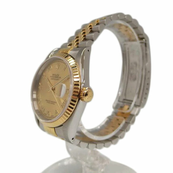 ROLEX ロレックス/デイトジャスト／シャンパン／YGSS／ローマン/16233//S38****/Aランク/82