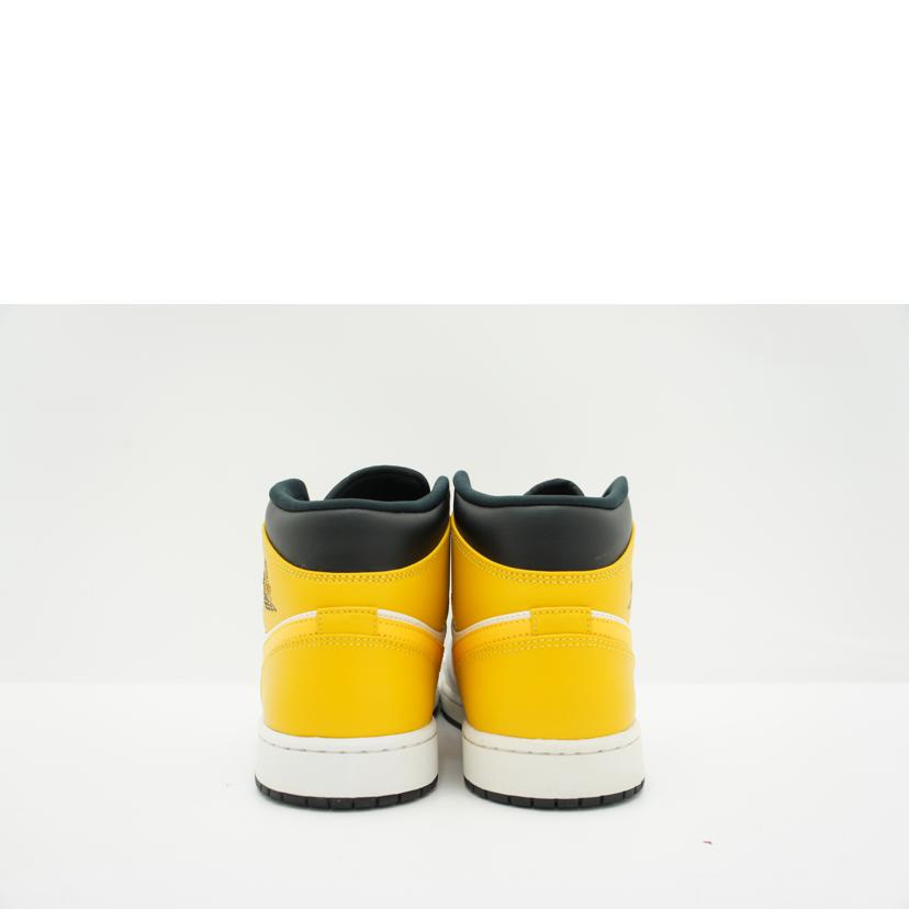 NIKE ナイキ/AIR JORDAN 1 MID 白×黄/5547240 170//Aランク/42