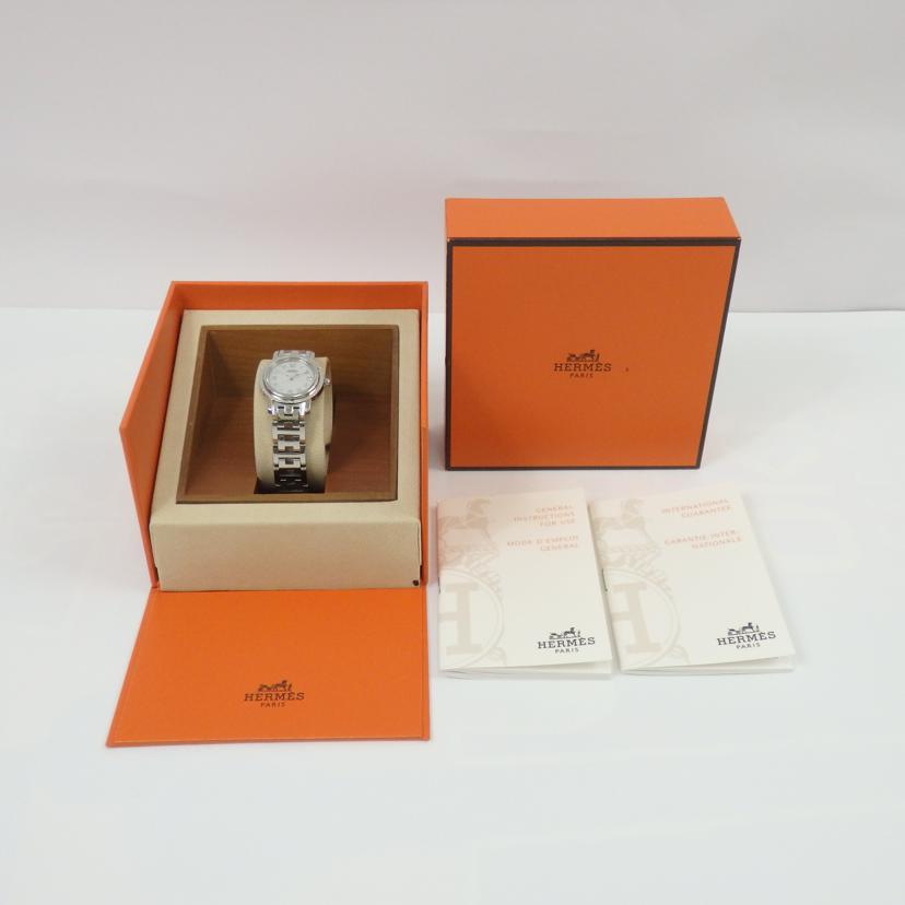 HERMES エルメス/クリッパー/シェル文字盤/クオーツ/CL4.220//212****/ABランク/25