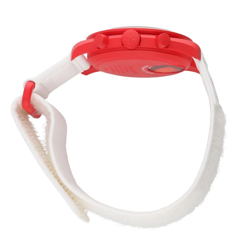 OMEGA×swatch オメガ×スウォッチ/ムーンスウォッチ／MISSION　TO　MARS／クオーツ/SO33R100//Aランク/22