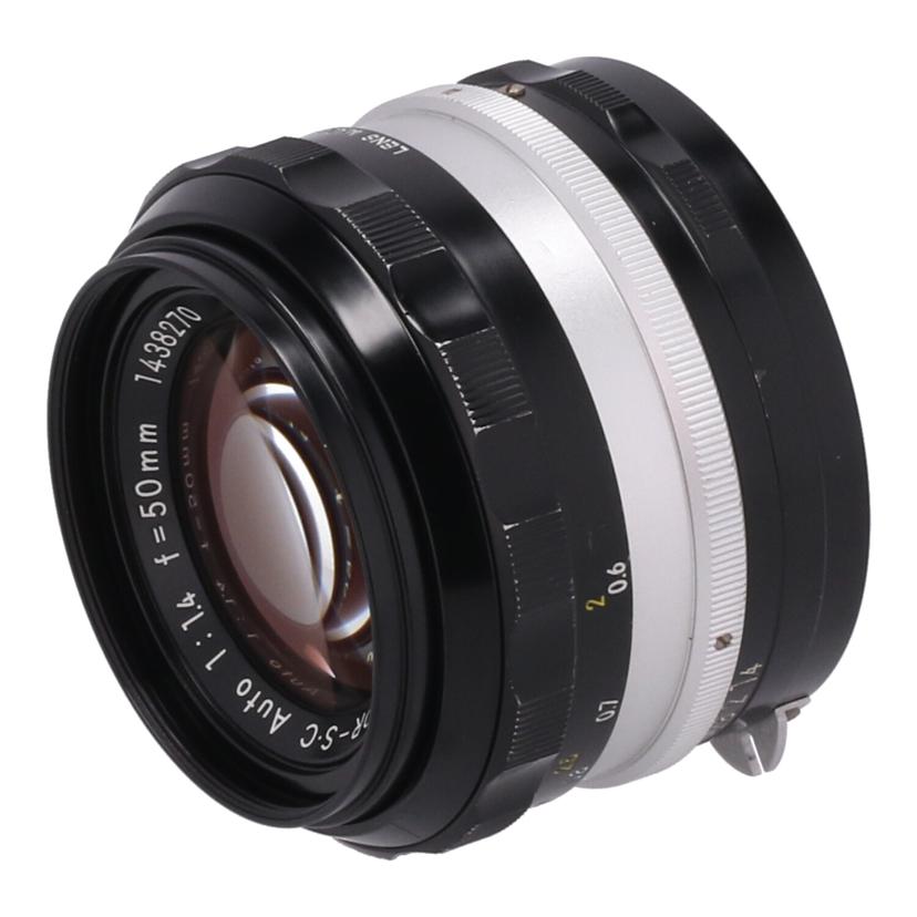 Nikon ニコン　/交換レンズ／50mm/NIKKOR-S.C Auto 50mm f1.4//1438270/Bランク/82