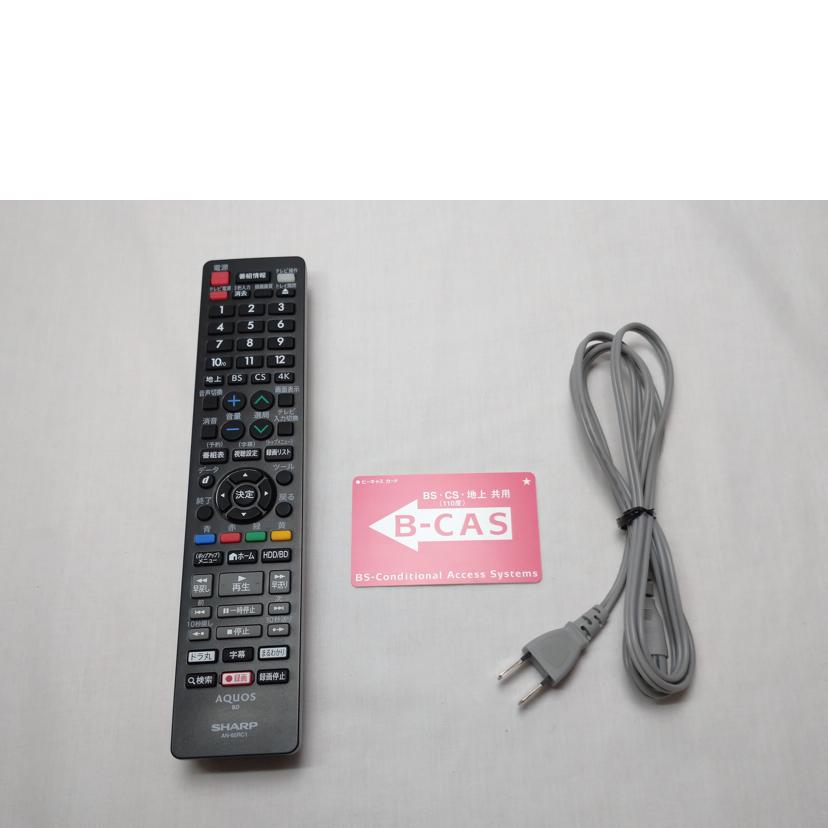 SHARP シャープ/BDレコーダー　AQUOS/BD-NW510//9194116A/Bランク/52