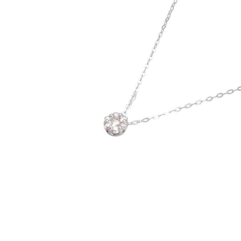 K18WGダイヤネックレス0．20ct//Aランク/78