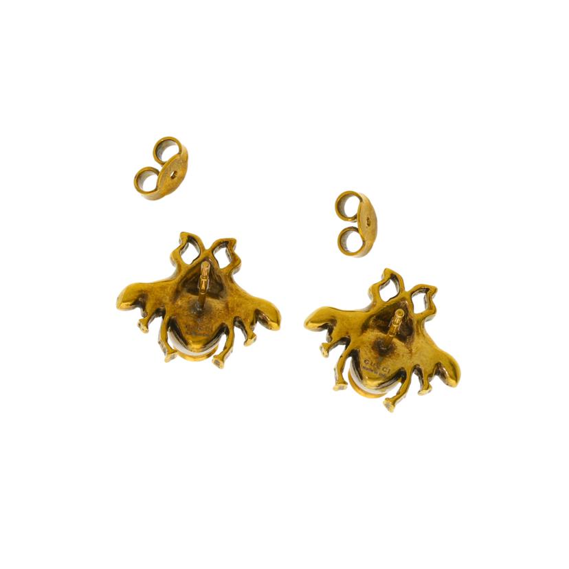 GUCCI グッチ/Bee　メタルフェイクパールピアス//ABランク/91
