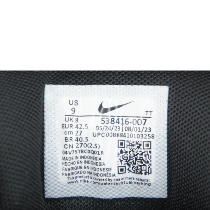 NIKE ナイキ/エアマックス95ブラック／メタリックゴールド/538416-007//ｻｲｽﾞ:27cm/ABランク/75