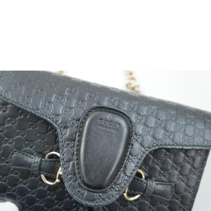 GUCCI グッチ/エミリー　ホースビット　マイクログッチシマチェーンショルダー/449636//493***/ABランク/67