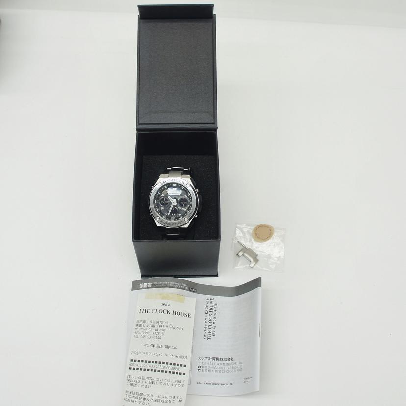 CASIO カシオ/G－SHOCK　G－STEEL／電波ソーラー/GST-W110D//ABランク/75