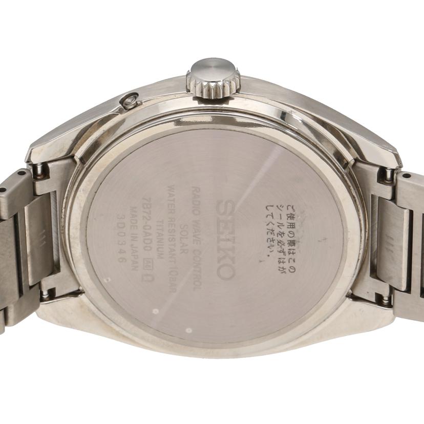SEIKO セイコー/ASTRON／　メンズソーラー／　ホワイト文字盤/7B72-0AD0//3D0***/Aランク/70