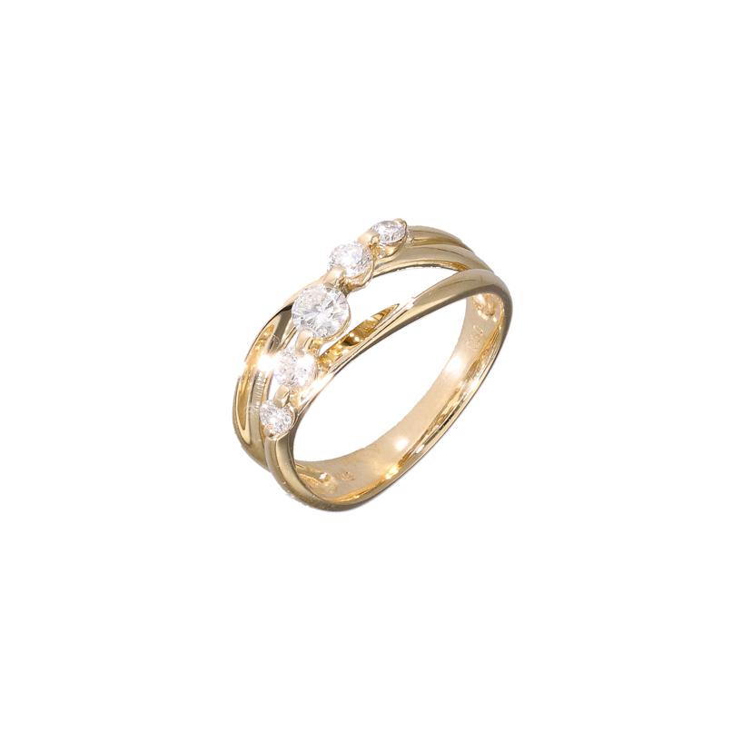 K18ダイヤリング0．50ct//Aランク/65