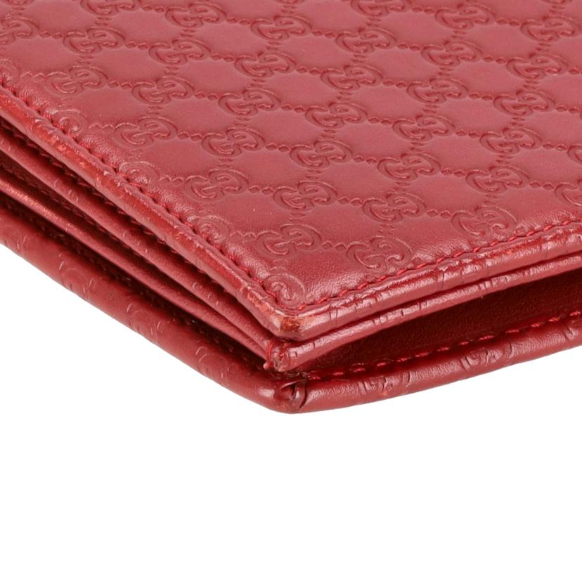 GUCCI グッチ/グッチシマレザーショルダーウォレット／レッド/466507//041*/ABランク/91