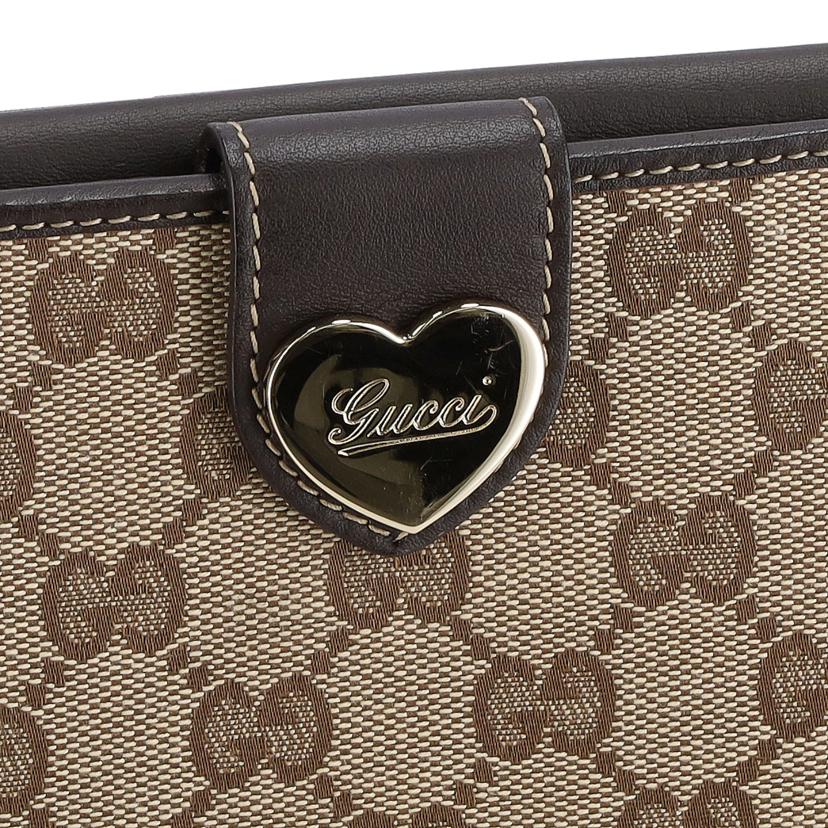 GUCCI グッチ/GGキャンバス2つ折りロングウォレット/203550//206*/Aランク/91