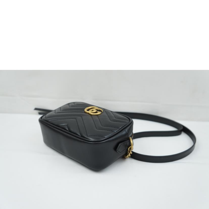 GUCCI グッチ/GGマーモントキルティングミニショルダー/448065//498***/Aランク/67