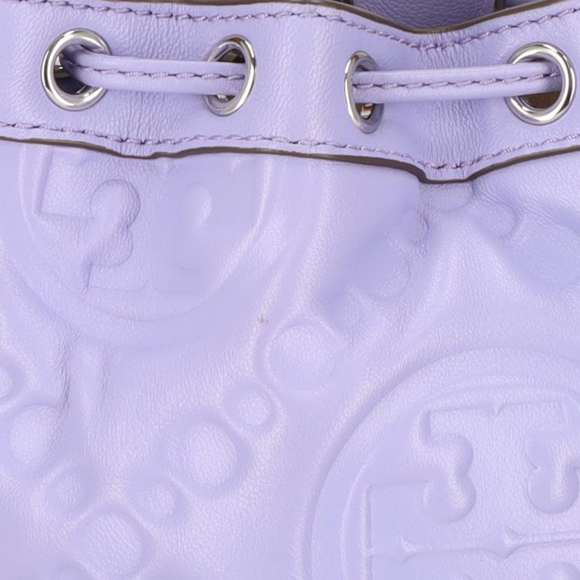 TORY　BURCH トリーバーチ/Tモノグラムパテントエンボスミニバケット//ABランク/93