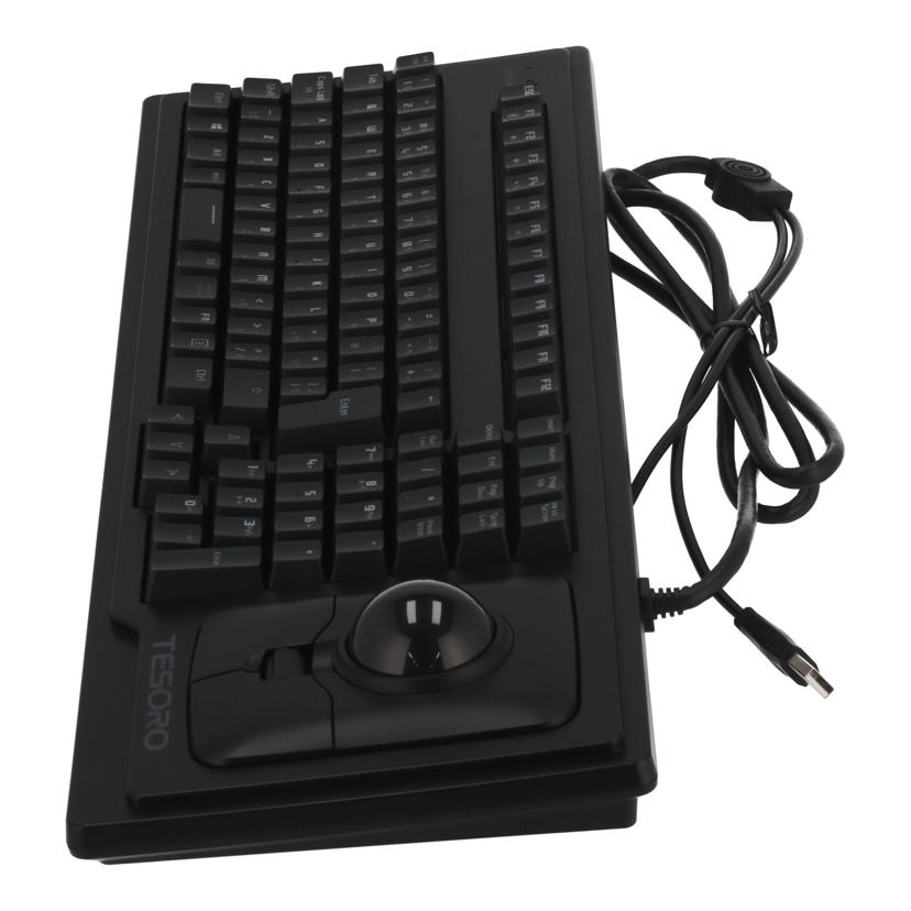 TESORO オウルテック/トラックボール一体型ゲーミングキーボード/TS-G6TL-B-BL-JP//G6TL 171200100/Bランク/05
