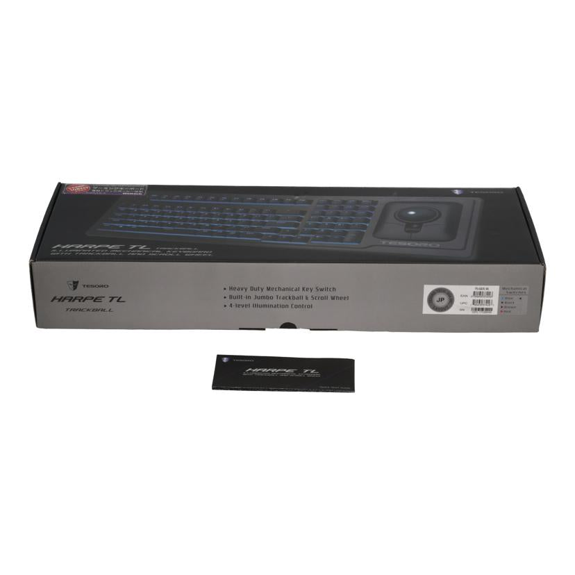TESORO オウルテック/トラックボール一体型ゲーミングキーボード/TS-G6TL-B-BL-JP//G6TL 171200100/Bランク/05
