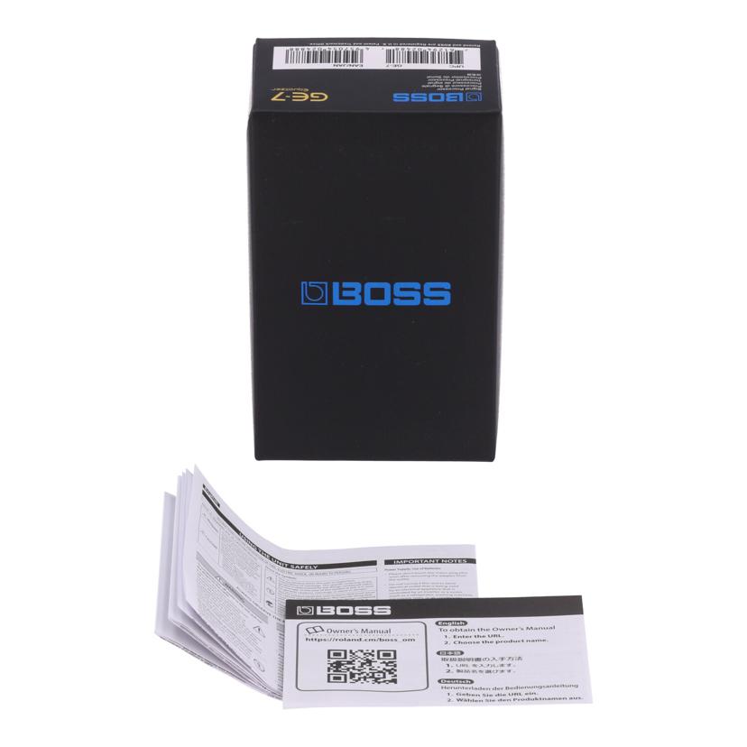 BOSS ボス　/エフェクター／グラフィックイコライザー/GE-7//D4Q5182/Aランク/62