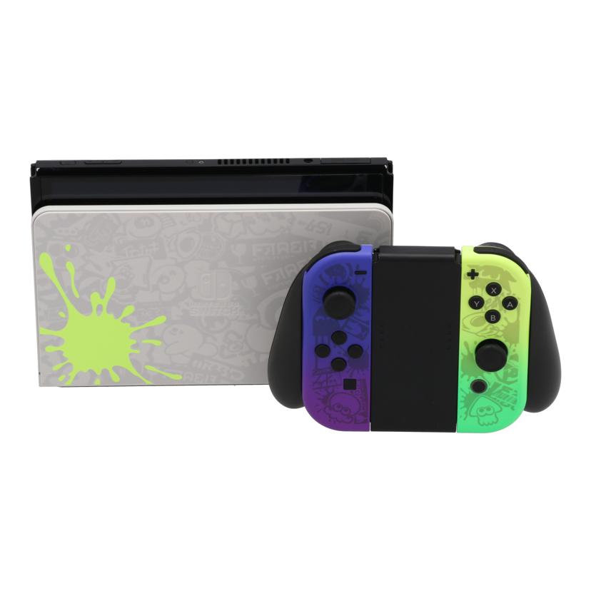 NINTENDO 任天堂 /Nintendo Switch 有機ELモデル 本体 スプラ3/HEG-S-KCAAA//XTJ10838213763/Bランク/64
