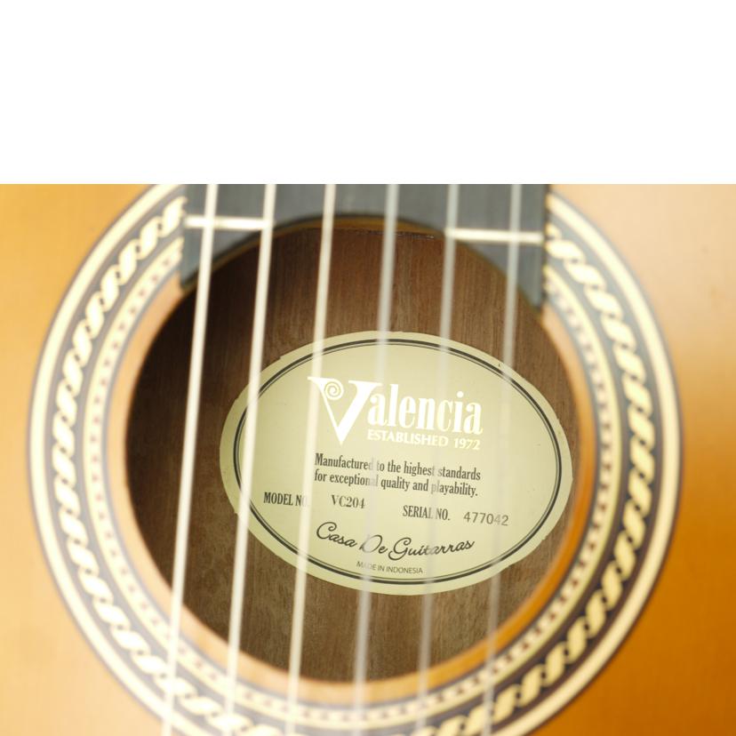 Valencia ヴァレンシア/アコースティックギター/VC204//477042/ABランク/69