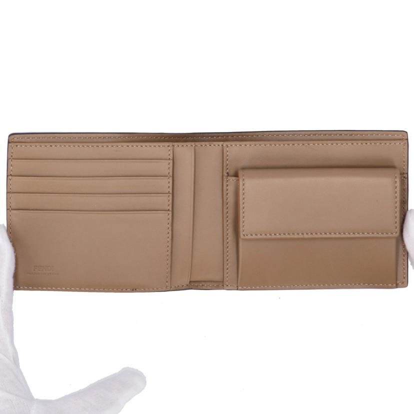 FENDI フェンディ/FFロゴズッカ柄二つ折り財布/7M0001 AJF8//SAランク/75