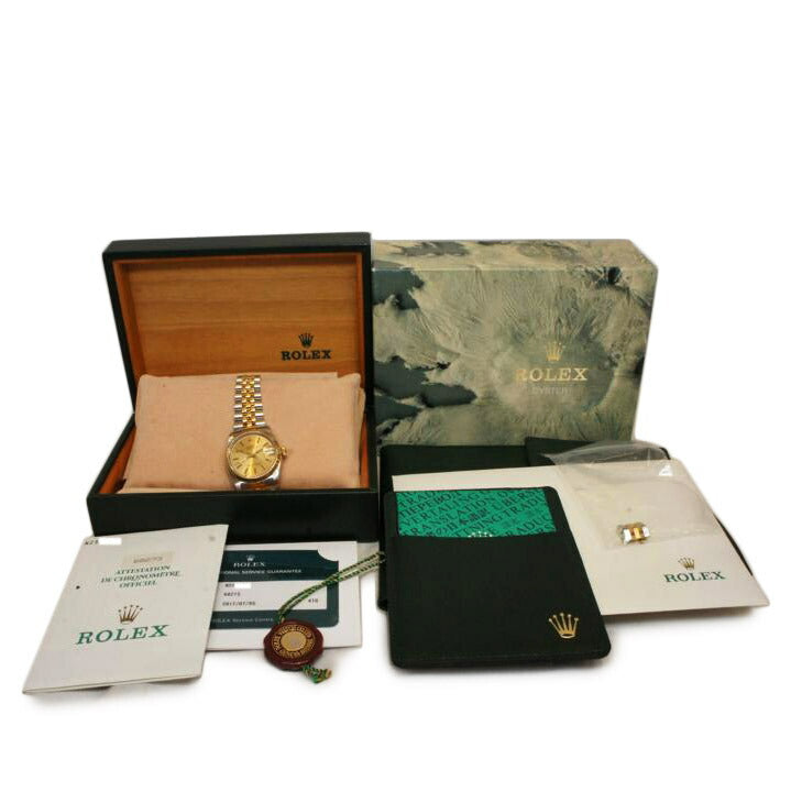 ROLEX ロレックス/デイトジャストボーイズYGSSコンビ／シャンパンゴールド/68273//N25****/Bランク/92